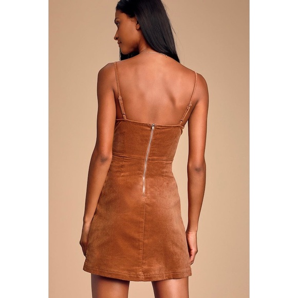 Lulus 'Savannah' Corduroy Mini Dress - Picture 8 of 8